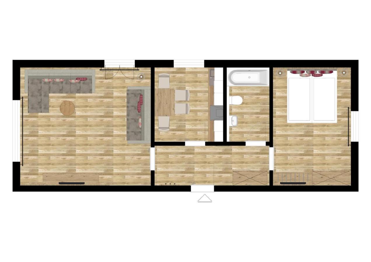 Ferienhaus Rosa 2 & 5 福森 外观 照片